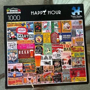 White Mountain 1000 Piece Puzzle